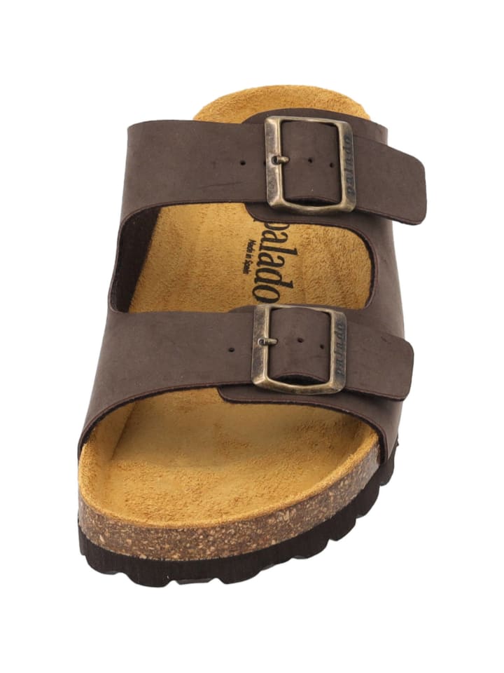 palado Pantoletten in brown/bronze/black/brown günstig kaufen