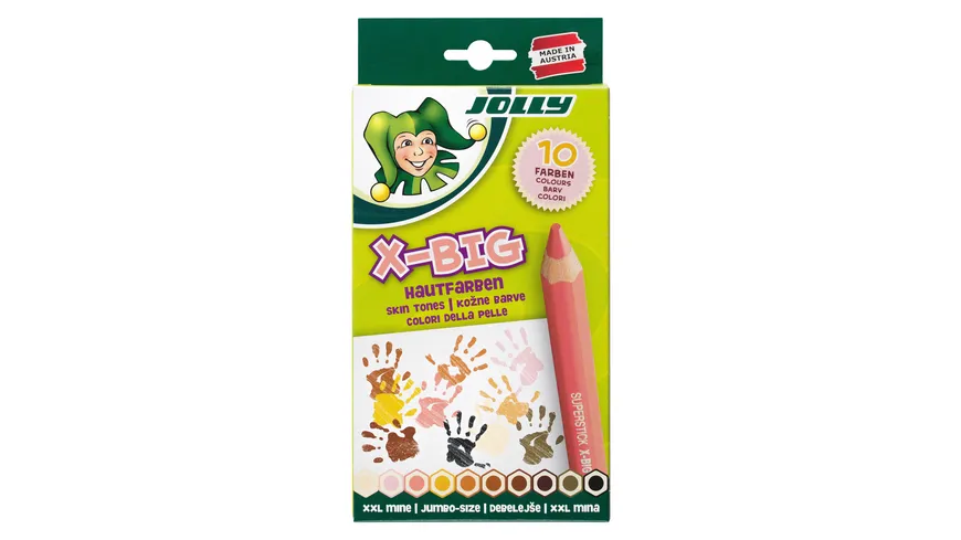 JOLLY X-BIG Hautfarben-Stifte mit XXL Mine