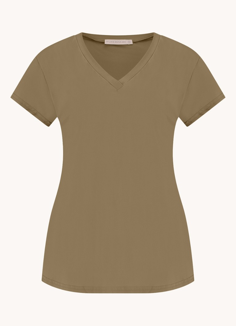 Στούντιο Anneloes Roller T-shirt με λαιμόκοψη