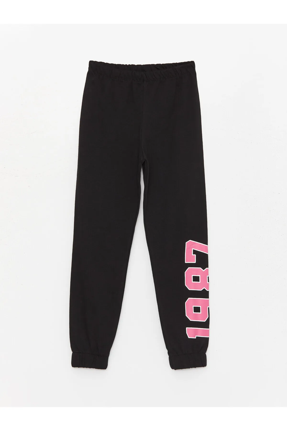 LC Waikiki  Bedrucktes Langarm-Pyjama-Set für Mädchen mit Rundhalsausschnitt