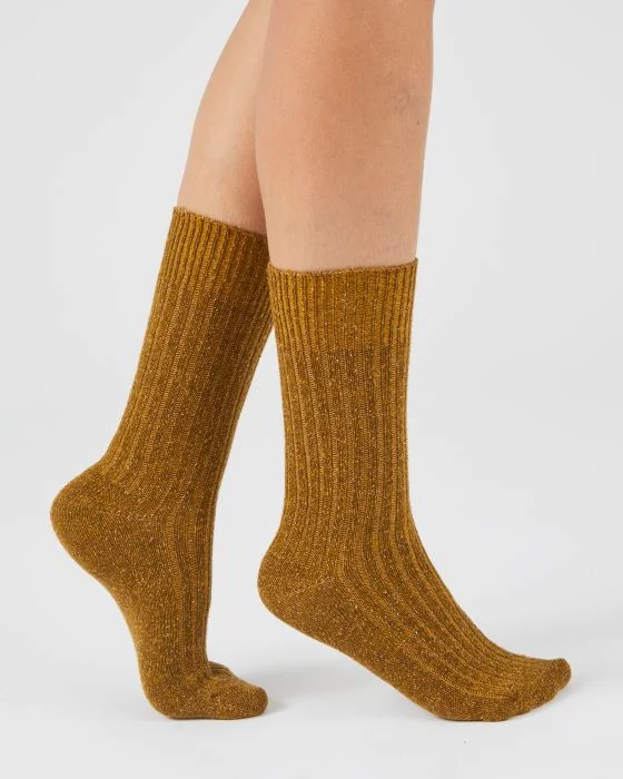 Chaussettes mixtes maille côtelée chaude Thermolactyl