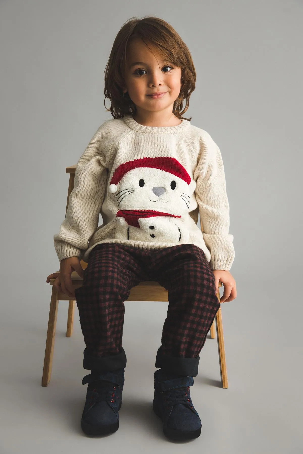 DeFacto  Baby-Pullover mit Rundhalsausschnitt und Neujahrsmotiv