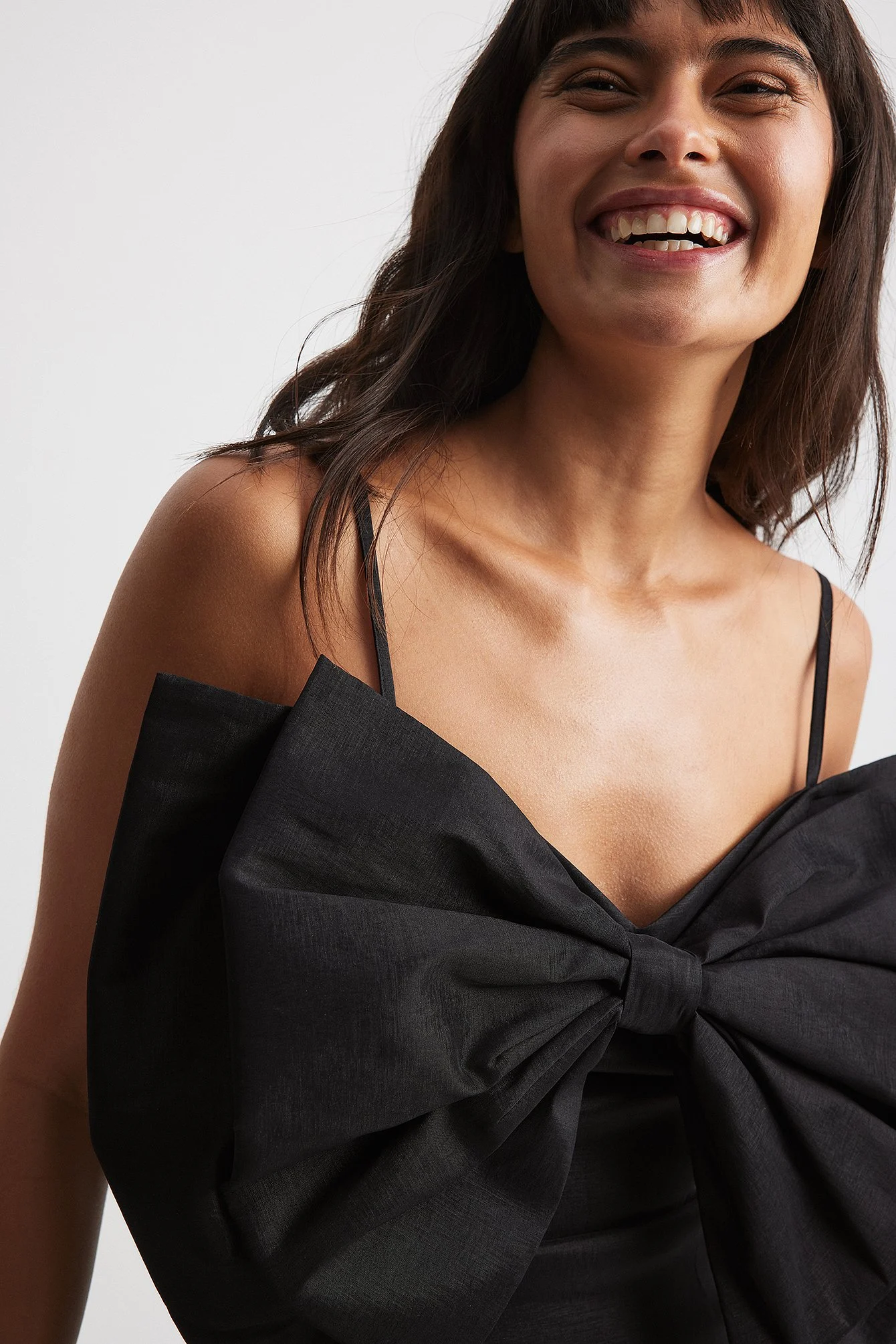 Minikleid mit großer Schleife