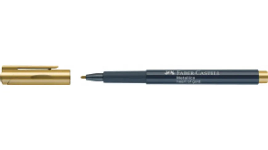 FABER-CASTELL Metallics Marker 2er Set Gold/Silber