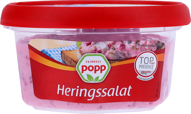 Popp Brotaufstrich Heringssalat Rot