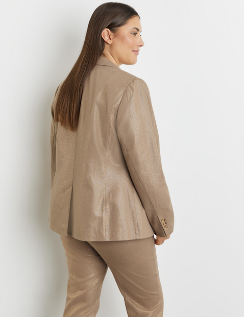 Blazer mit Gold-Schimmer