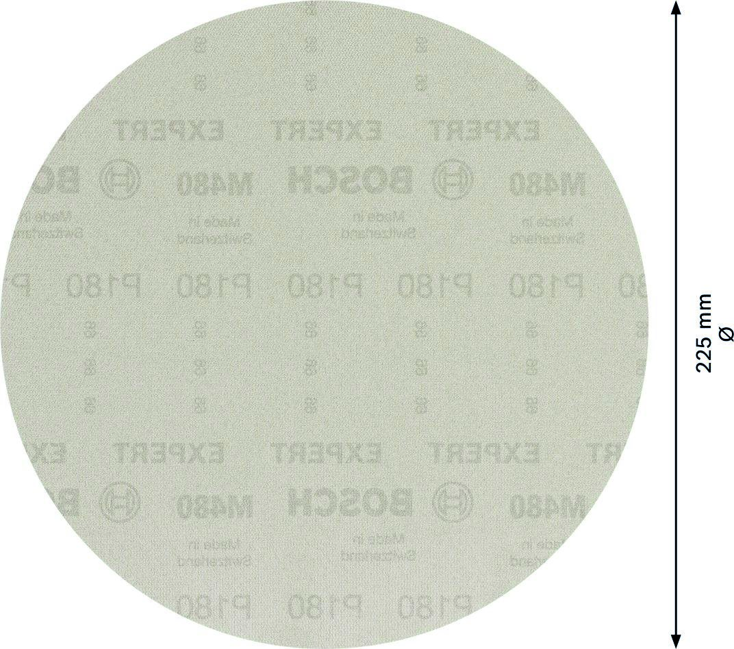 Accessori Bosch Blue 2608900711 Rete abrasiva Expert M480 per levigatrici per cartongesso, 225 mm, K180, 25 pezzi