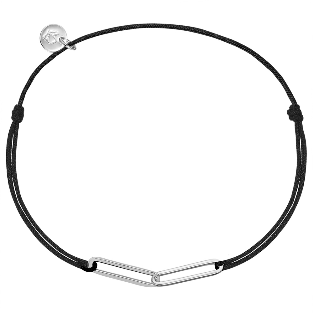 Glanzstücke München Bracelet en tissu Argent sterling en Argent Bracelet