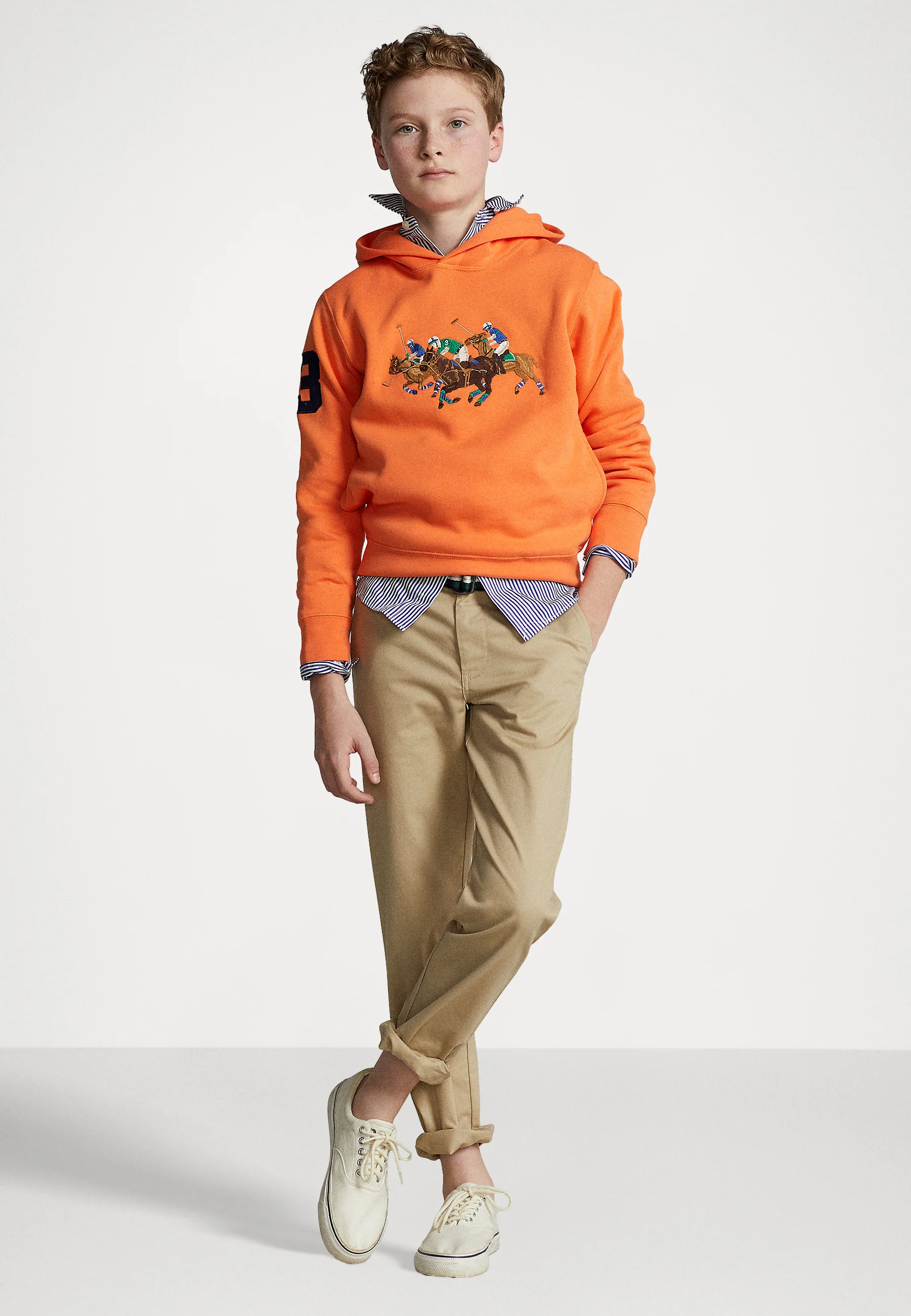 Pantalones Bedford de Polo Ralph Lauren con parte delantera plana - Pantalones