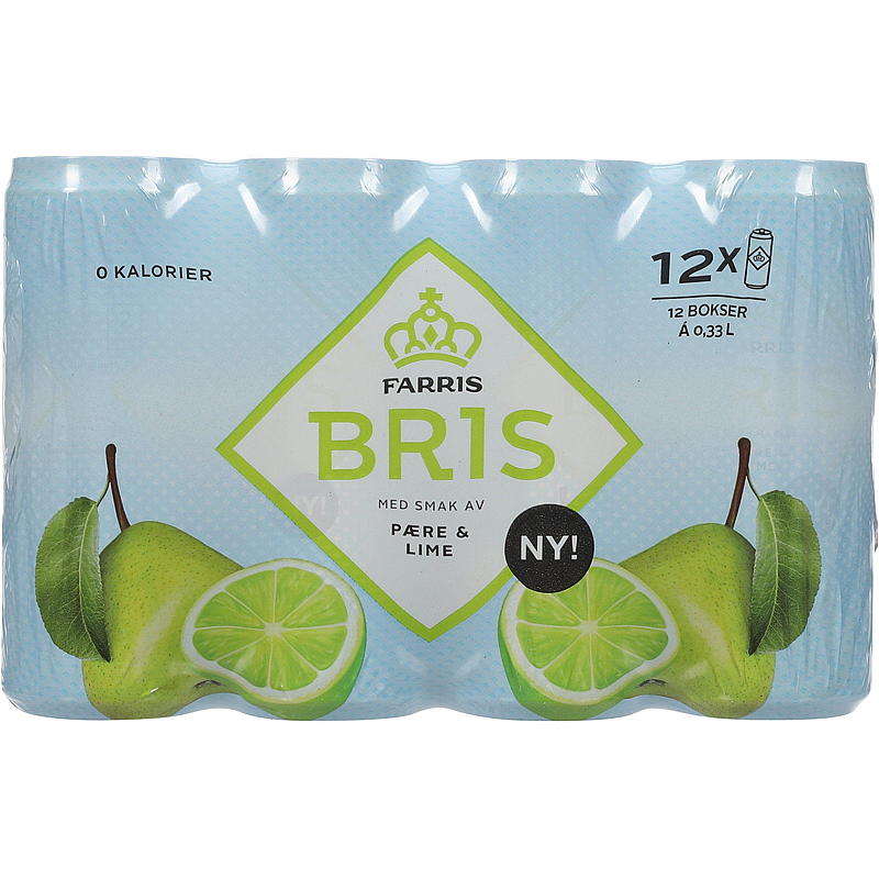 Farris Farris Bris 12-pk 0.33 l boks pære/lime