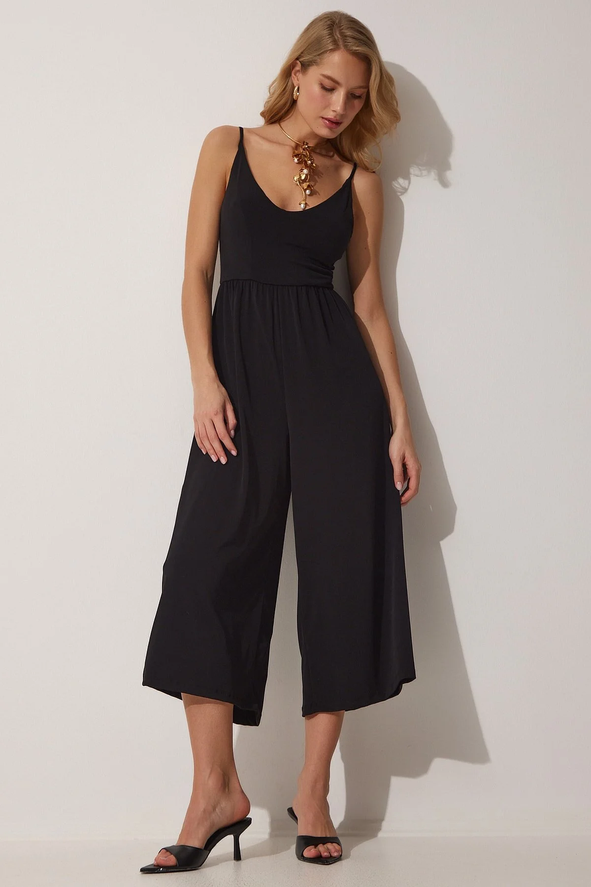 Happiness İstanbul  Jumpsuit - Schwarz - Regular Fit