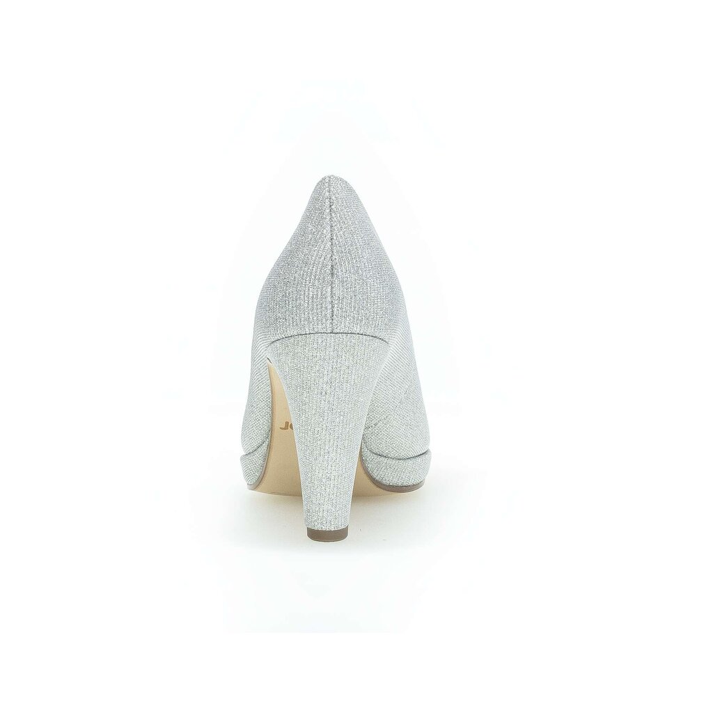 Gabor fashion Plateau Pumps silber