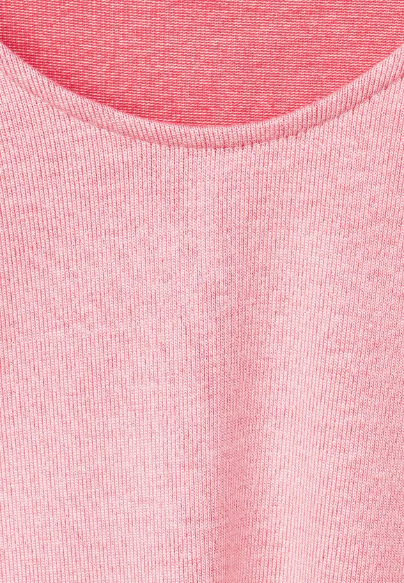 Street One Cosy Shirt in Melangeoptik