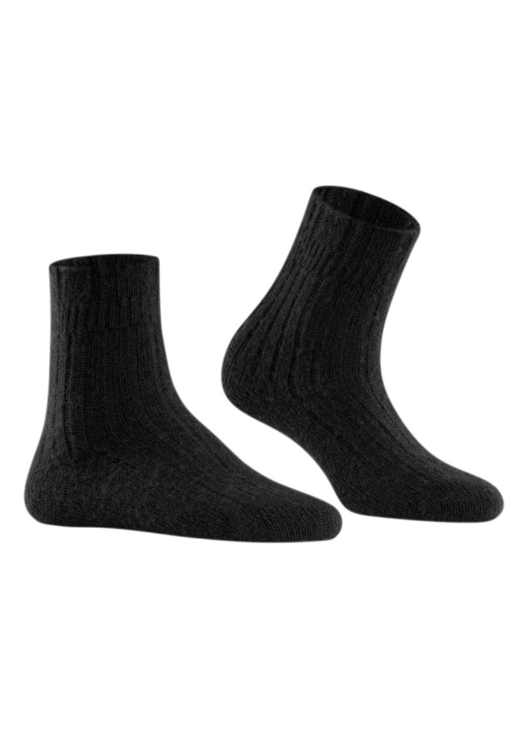 Falke Bedsock Rib zeķes no vilnas maisījuma