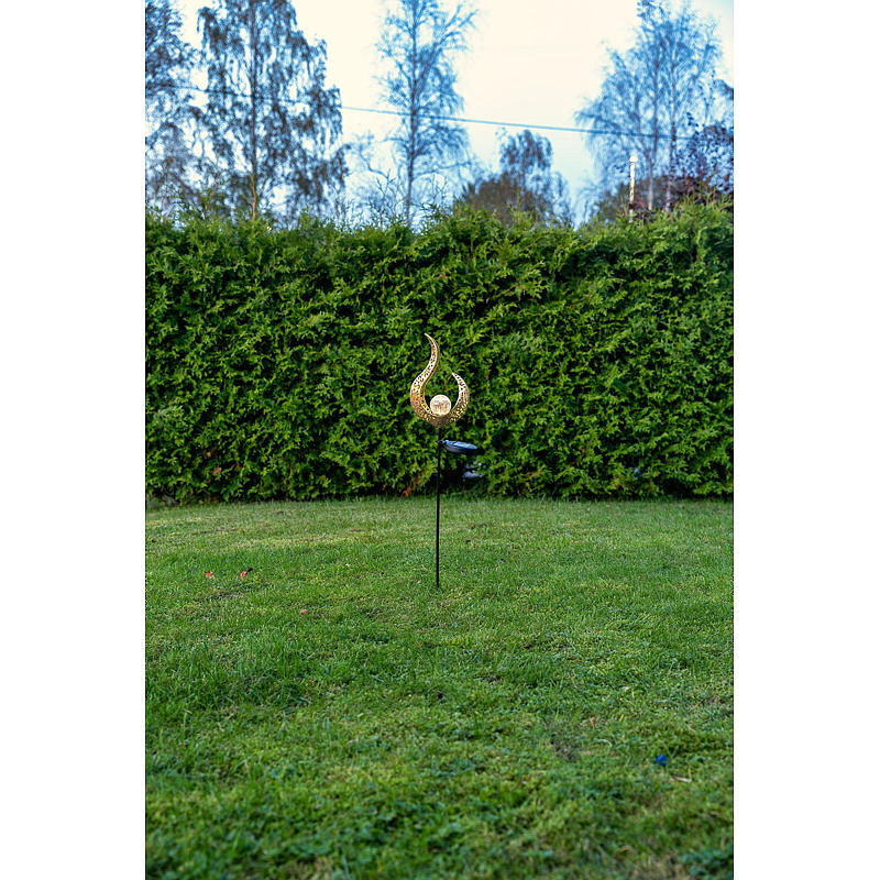 Home Spyd m/glasskule 78 cm, solcelle, Marokko