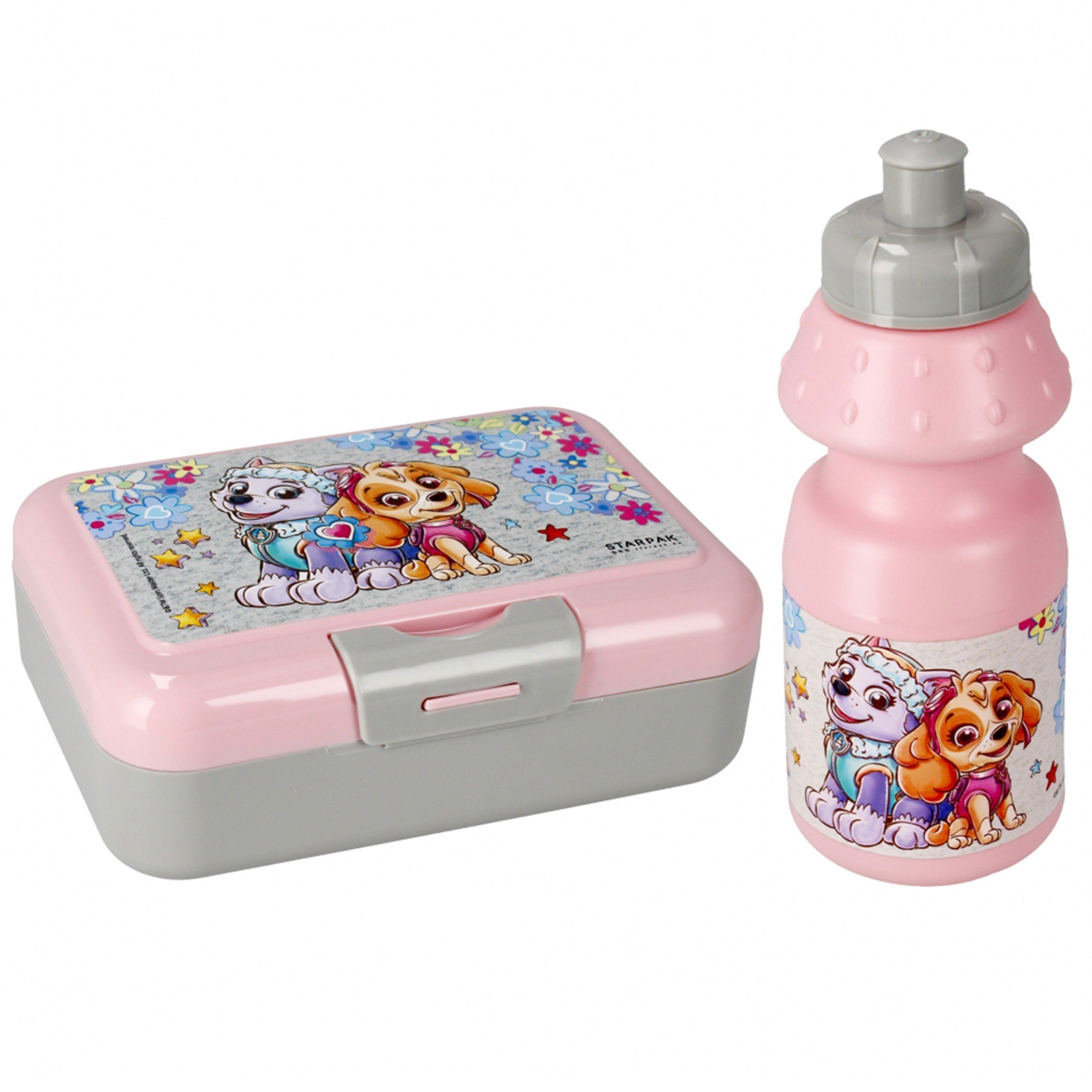 Sarcia.eu Frühstücks-Set Paw Patrol grau-rosafarbenes Mädchen Frühstücksset (2-tlg)