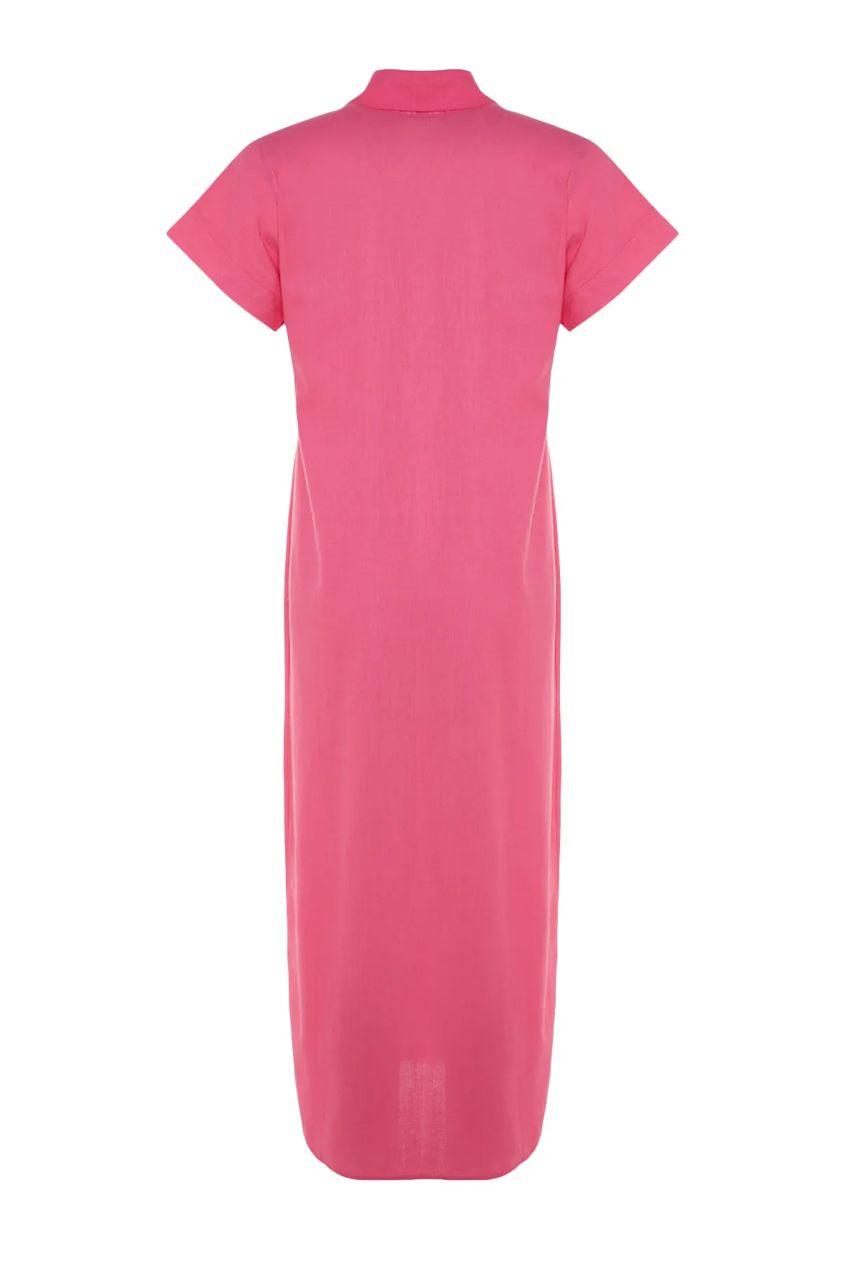 Trendyol Collection  Fuchsia Wide Fit Maxi-Strandkleid aus gewebter Baumwolle aus 100 % TBESS23EL00094
