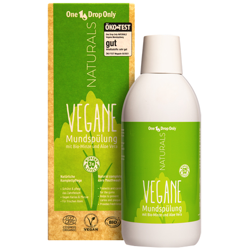 ONE DROP Only Naturals vegane Mundspülung  500 ml  Flaschen