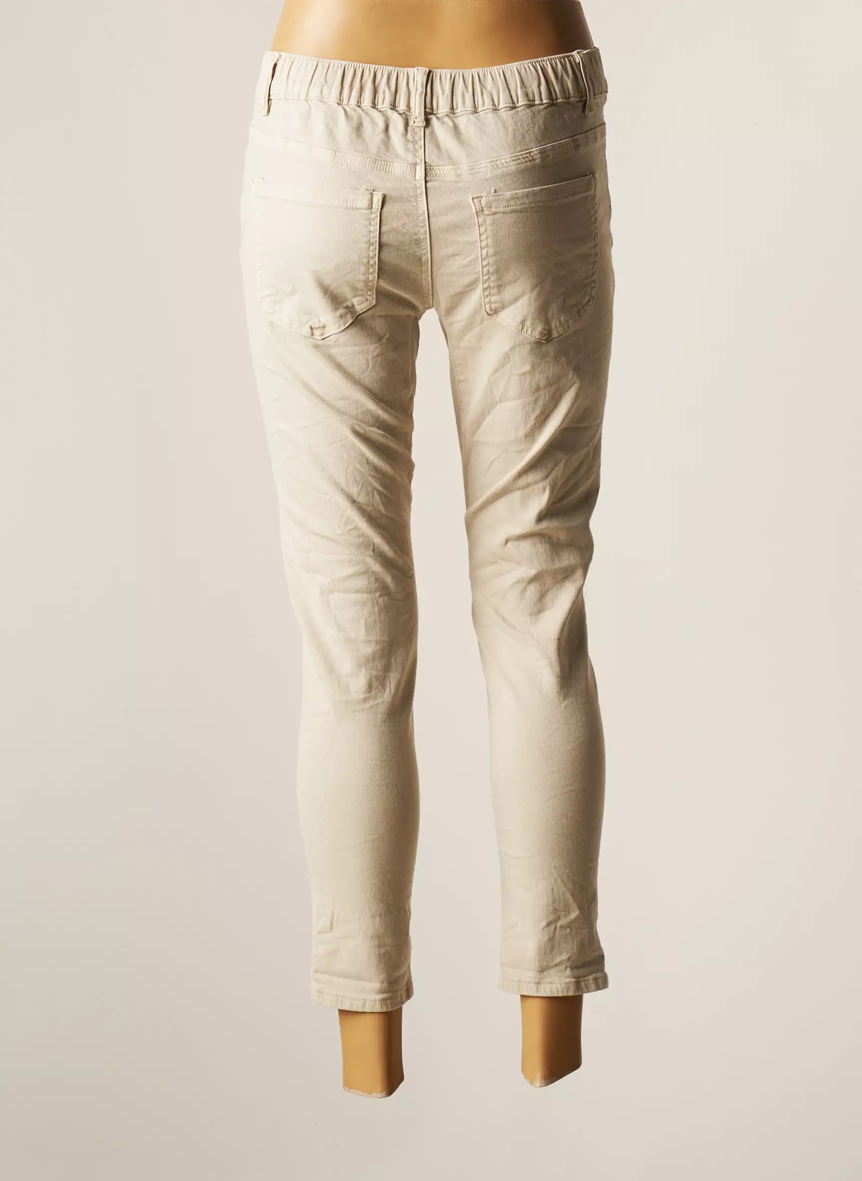 Melly   Co Pantalon7 8 Femme couleur gris