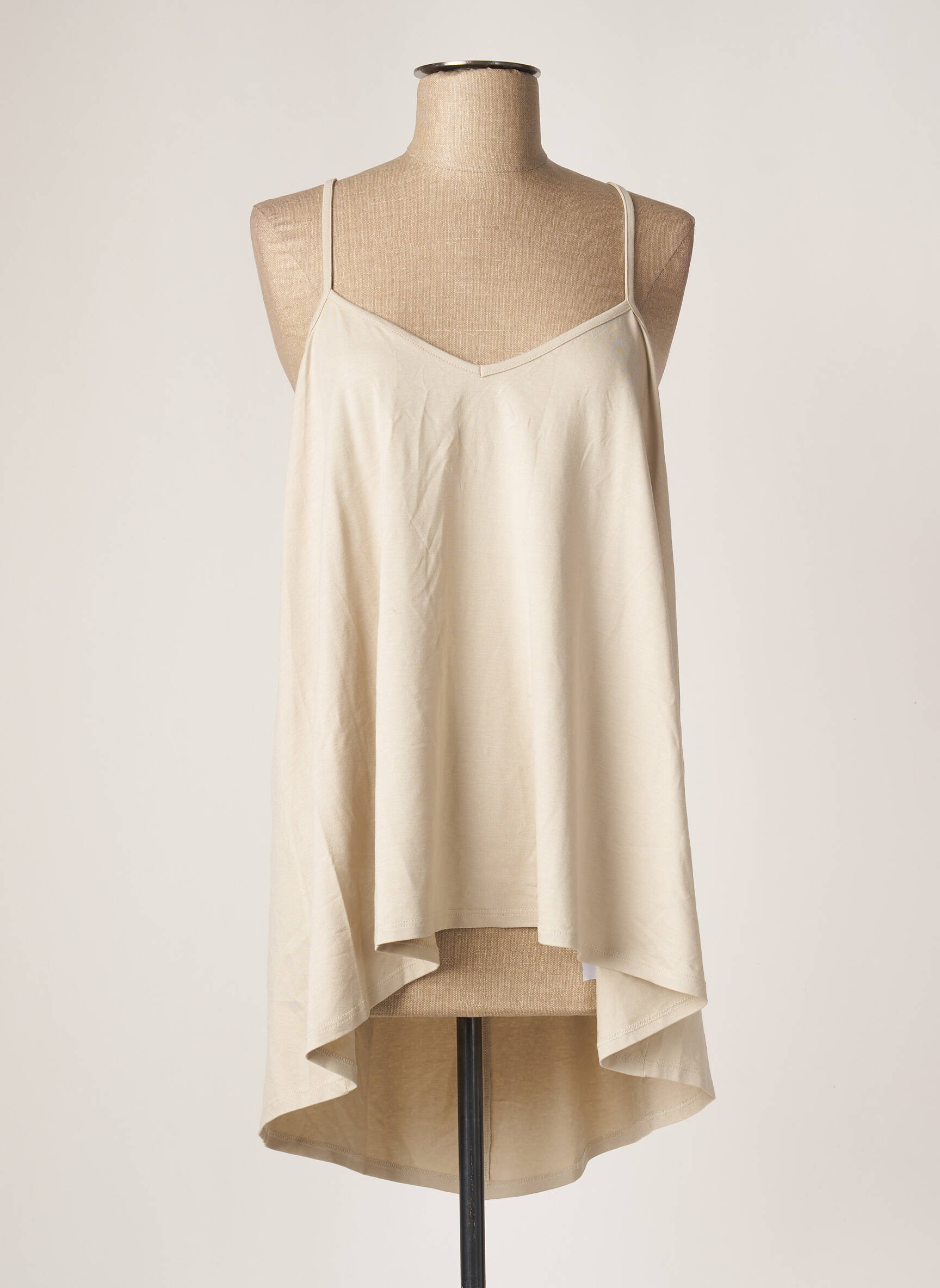 Lauren Vidal Tuniquemanchelongue Femme couleur beige