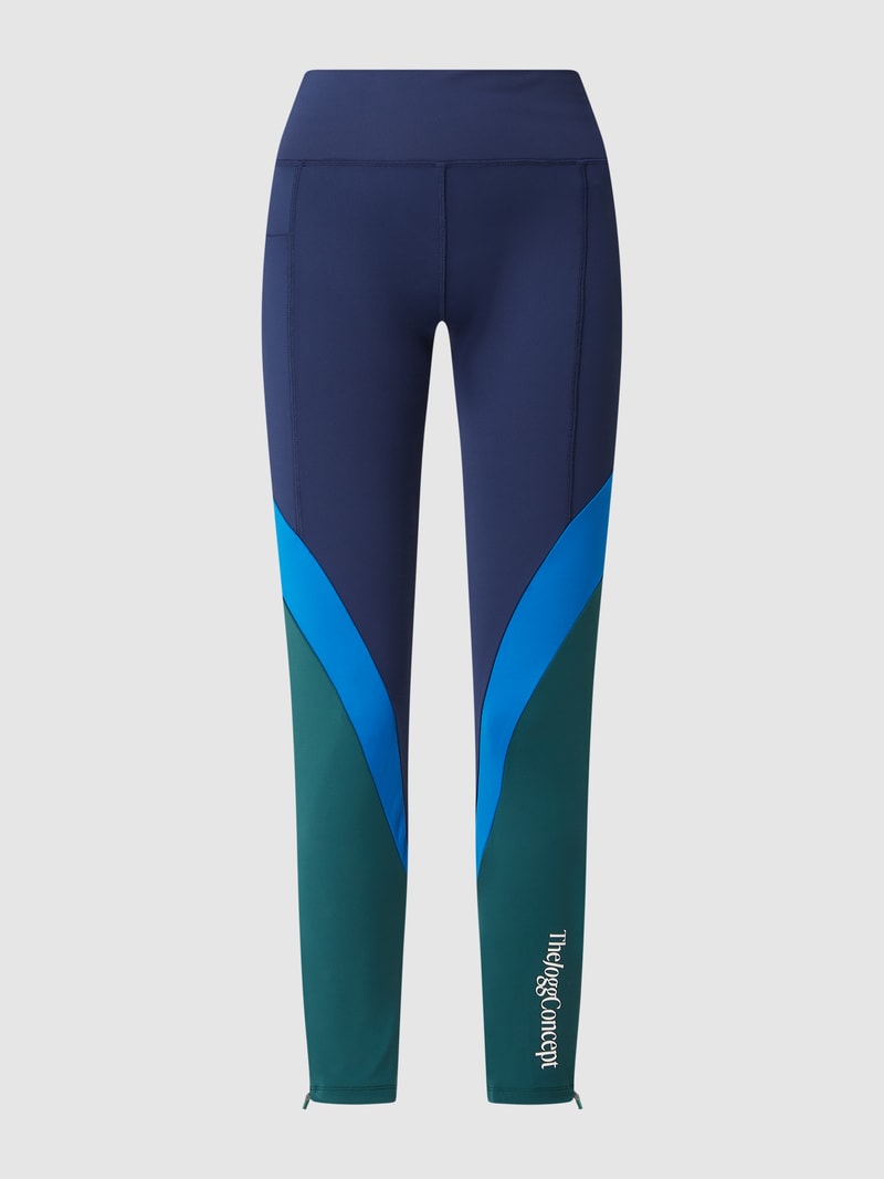 Sportleggings mit Stretch-Anteil Modell 'Sammi' in dunkelgrün
