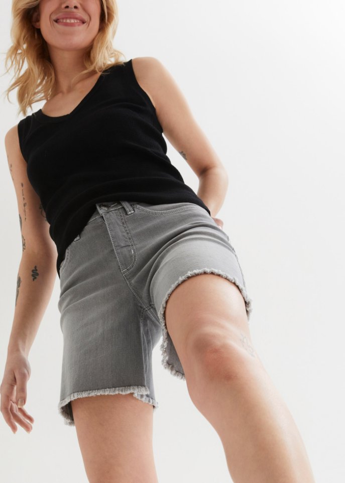 Stretch-Jeans-Shorts