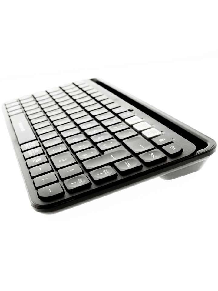 COFI 1453 Kabellose Bluetooth Tastatur QWERTY in Schwarz günstig kaufen onesize