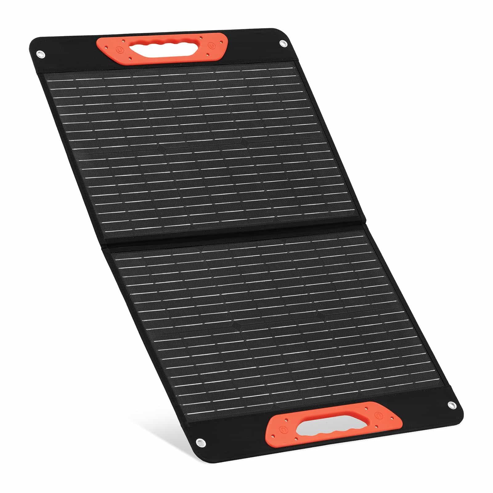 MSW Solarmodul Solartasche faltbar 60W Solarpanel tragbar 2 USB