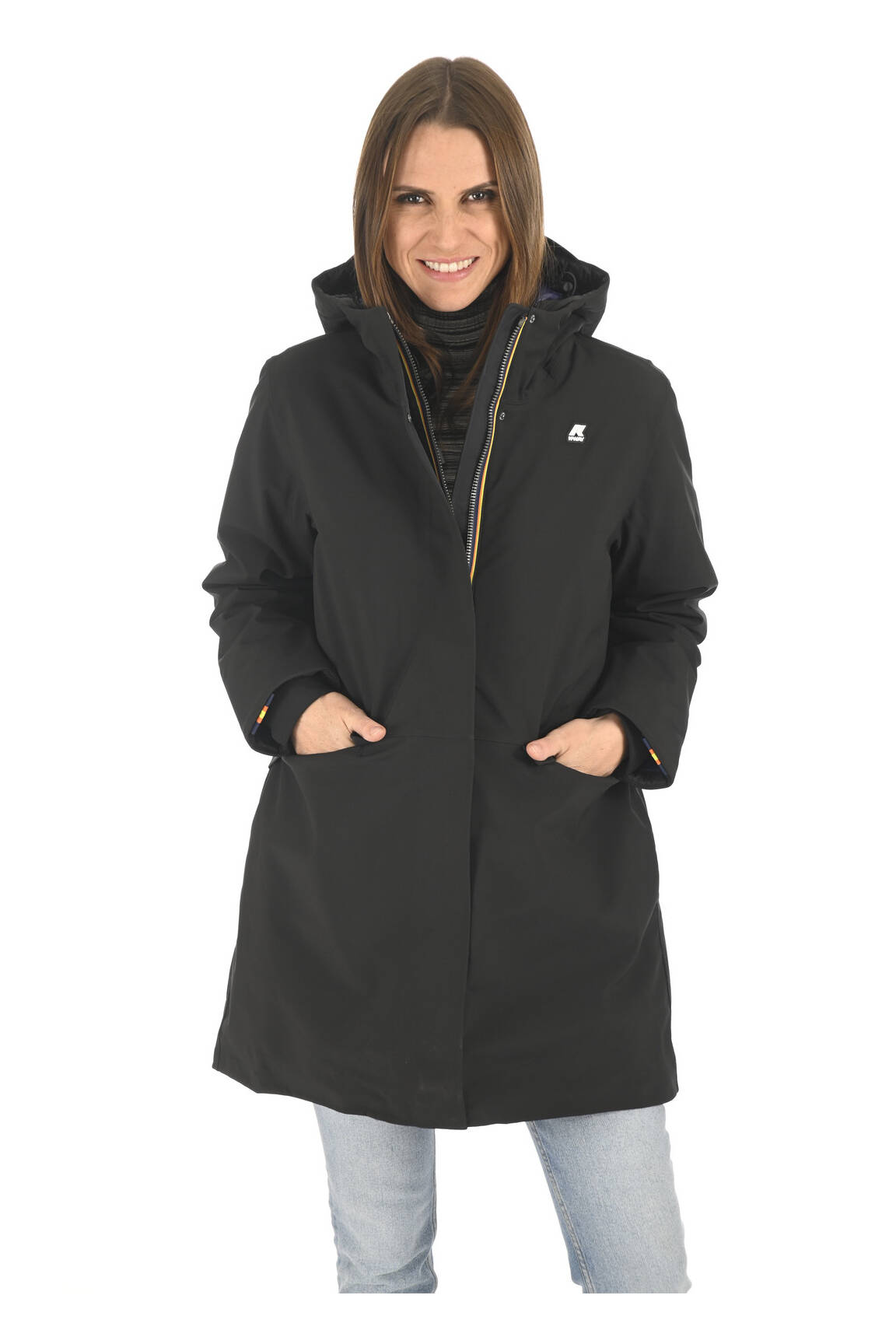 K Way Parkas Femme couleur noir