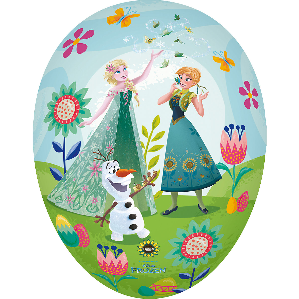 Ostereierset zum Befüllen   Girl, 2-tlg., 18 cm