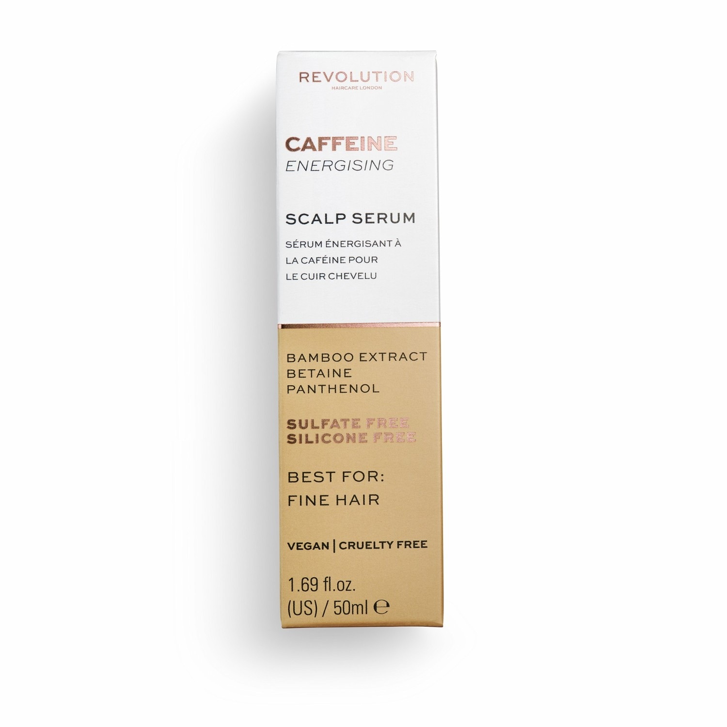 Revolution Hair Revolution Haircare Caffeine EnergizingSérum na pokožku hlavy pre jemné vlasy