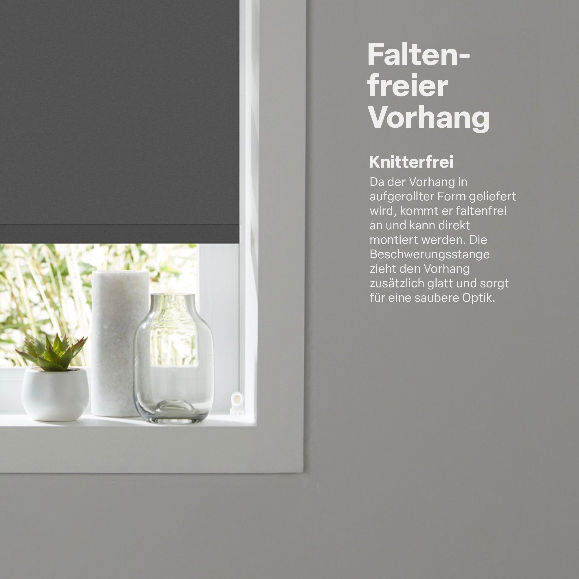 Verdunklungsrollo Thermo / Verdunklung, Bestlivings, verdunkelnd, Klemmfix, Klemmfix oder Schraubmontage, Thermorollo (60x150cm) - Verdunkelungsgardine Thermogardine