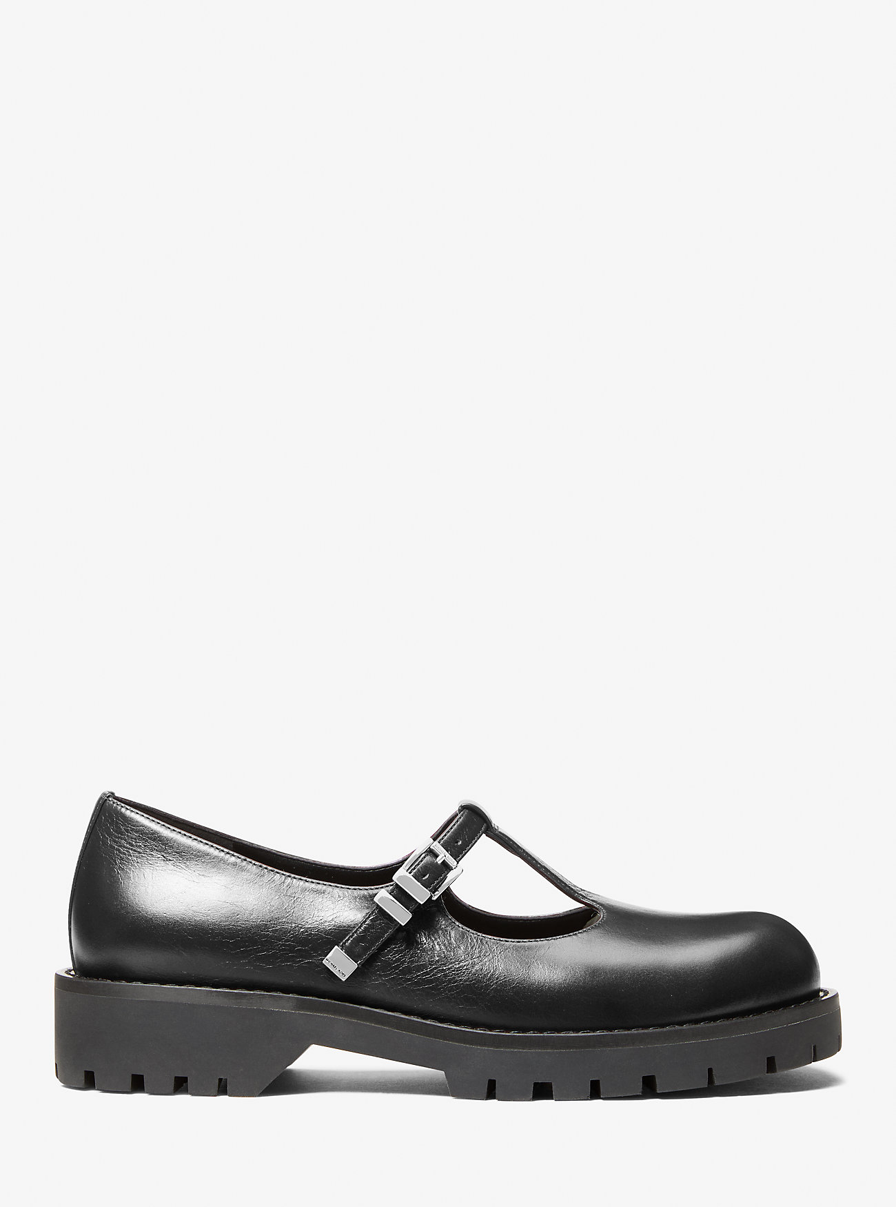 Mokasyny Darrington Leather Mary Jane - CZARNE