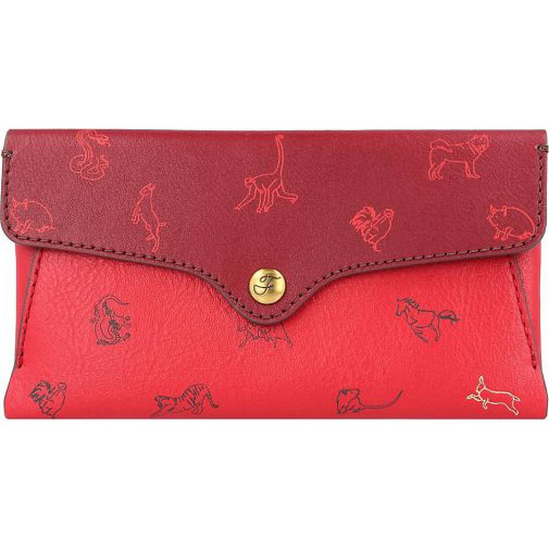 Fossil Heritage Clutch Tasche Leder 17 cm