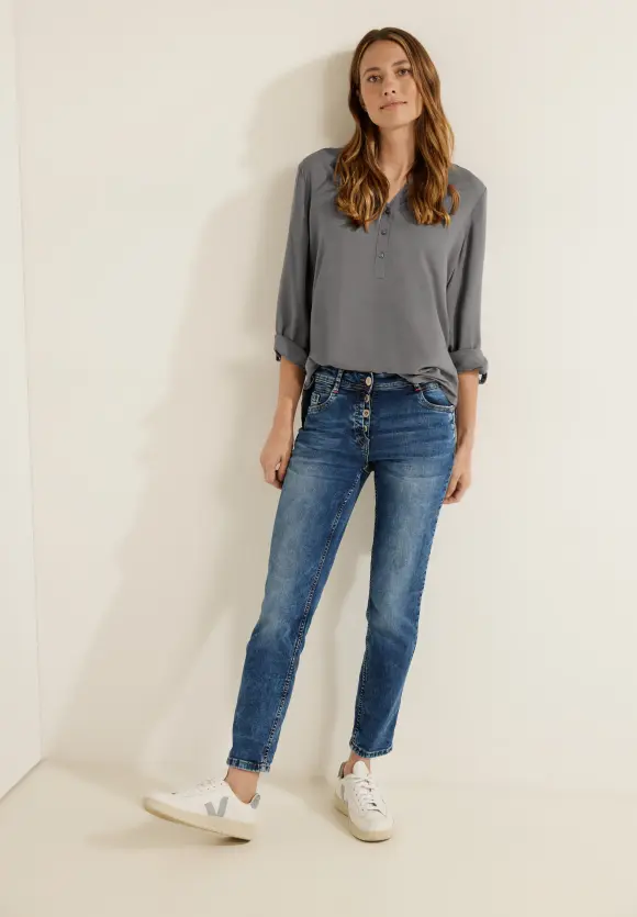 CECIL Bluse in Unifarbe