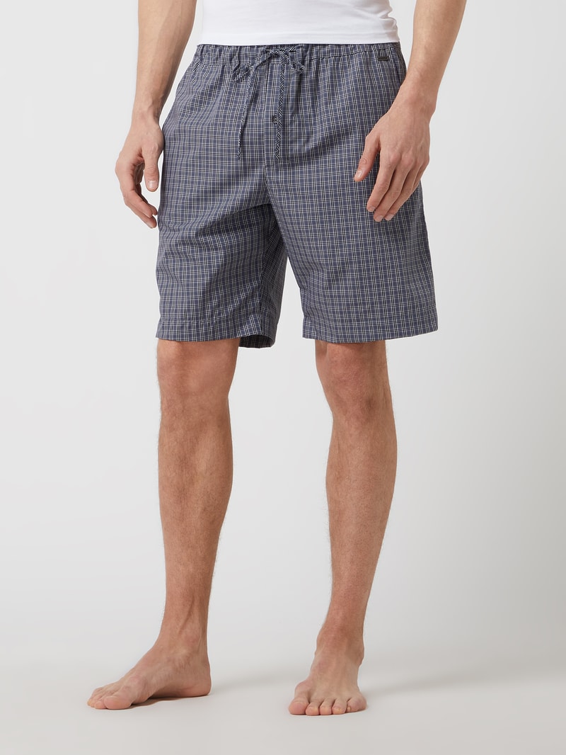 Pyjama-Hose aus Baumwolle in marineblau