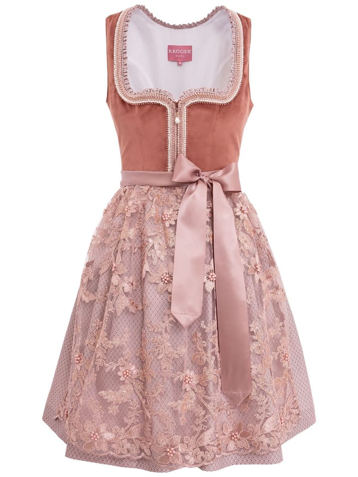 KRÜGER Midi Dirndl 415466 in rose günstig kaufen