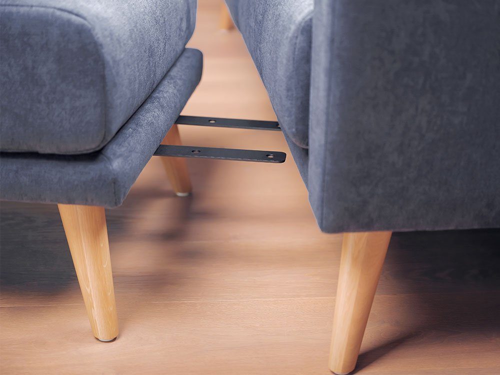 KAUTSCH.com 3-Sitzer LOTTA, L-Form, Ecksofa, abnehmbarer Longchair, 100 % europäisches Rindsleder, zerlegbares System, modular erweiterbar, hochwertiger Kaltschaum, Wellenfederung