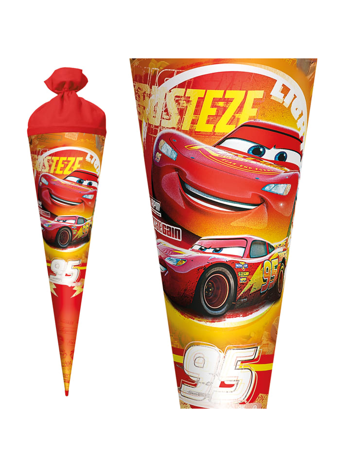 ROTH Schultüte groß Disney Pixar Cars 70 cm Folie in Rot günstig kaufen onesize