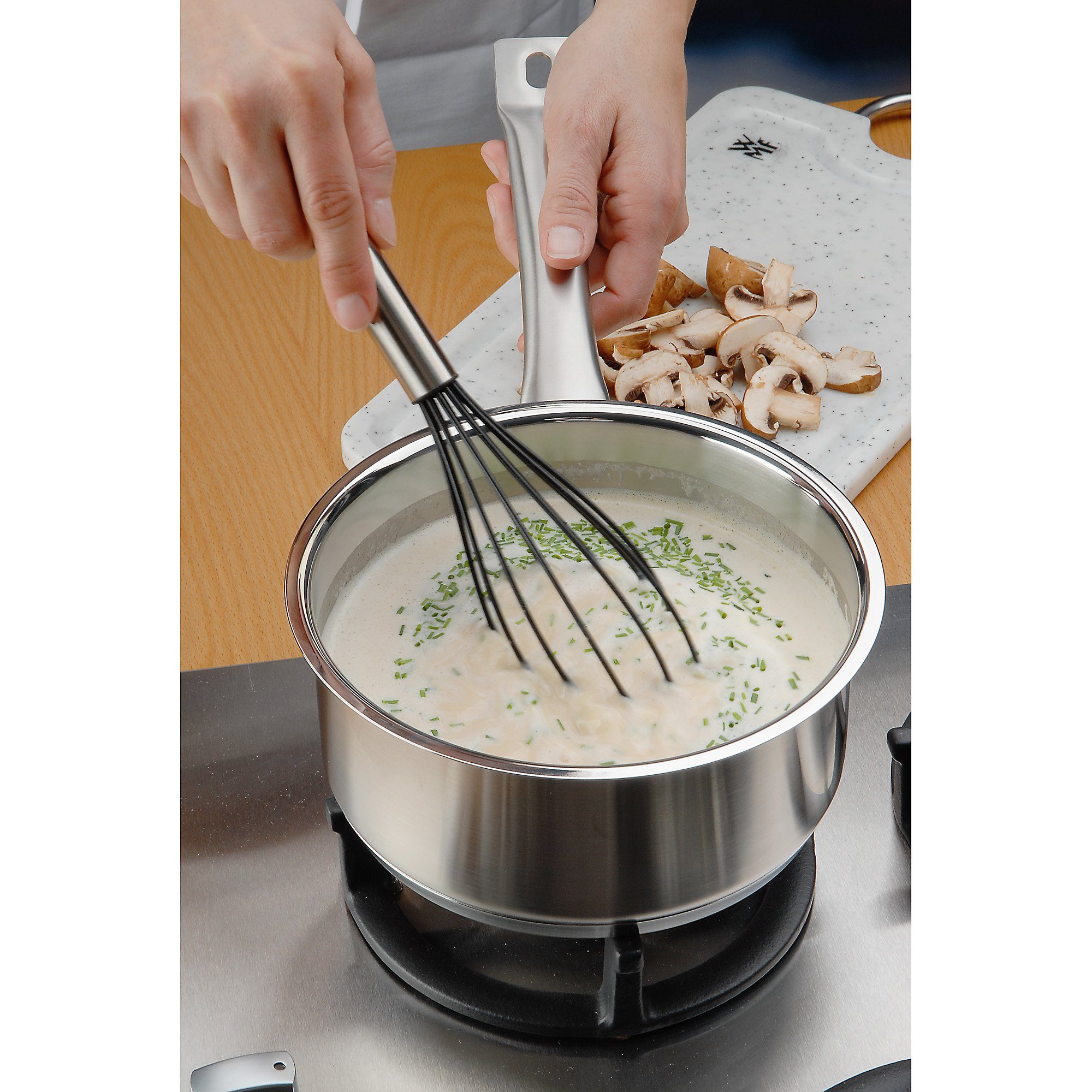 WMF Schneebesen Profi Plus, Silikon, Rührbesen, spülmaschinengeeignet, hitzebeständig bis 200°C