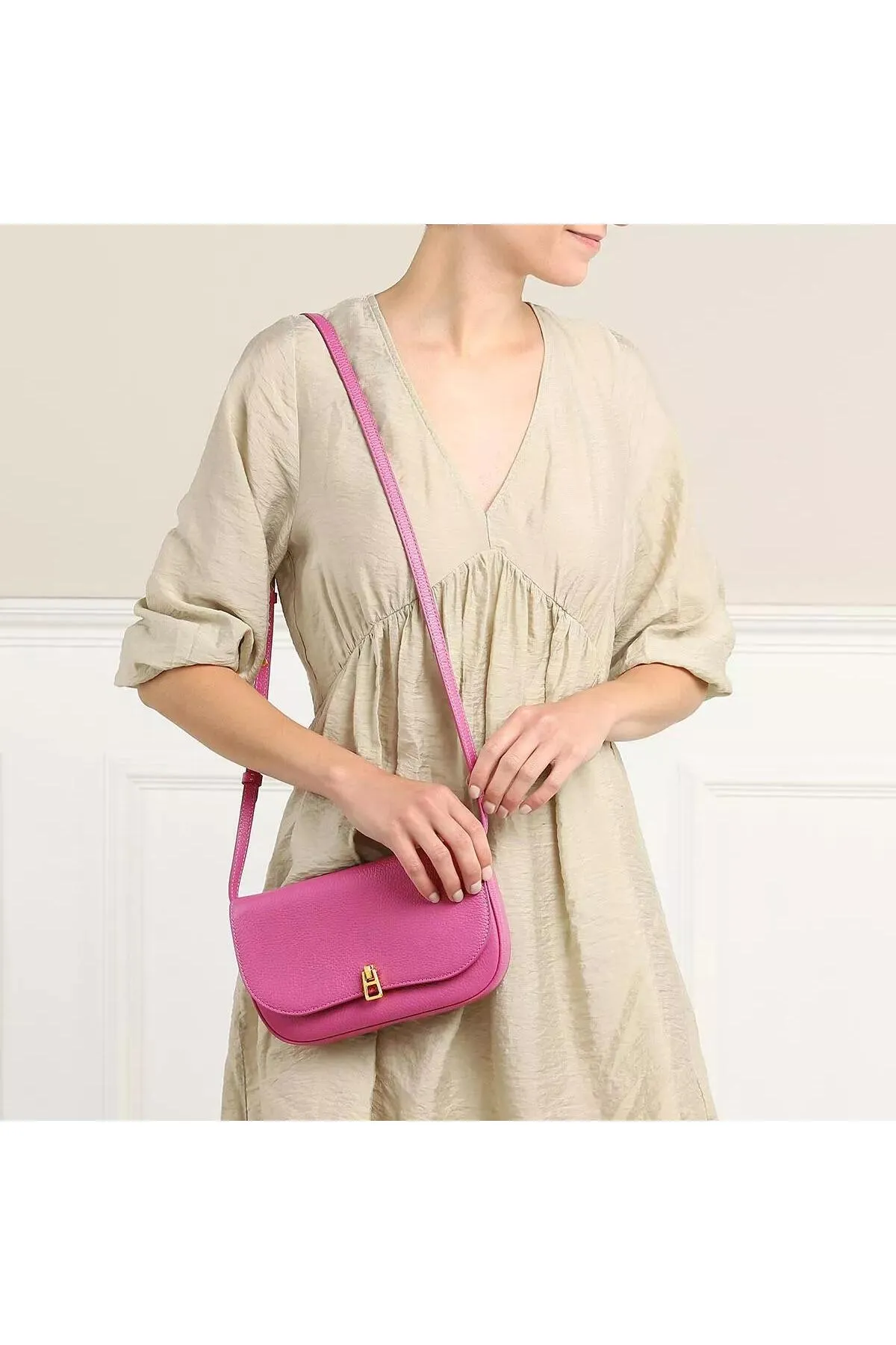 Coccinelle  Handtasche - Rosa - Strukturiert