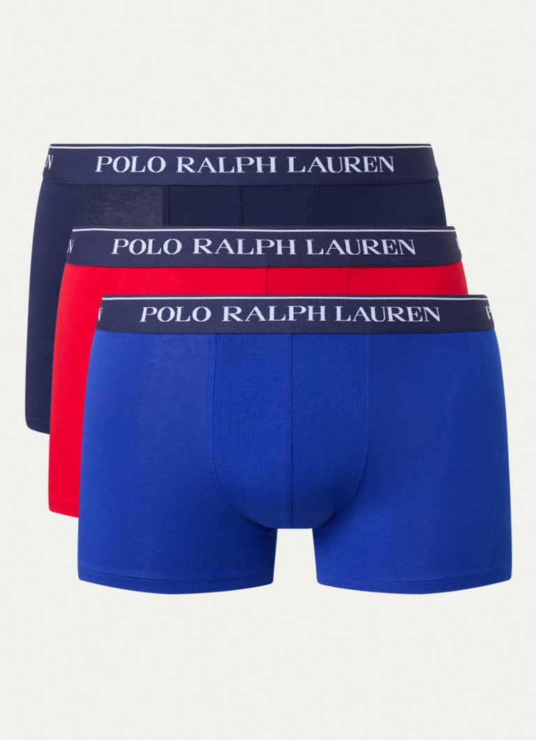 Lot de 3 boxers Ralph Lauren avec ceinture logotée