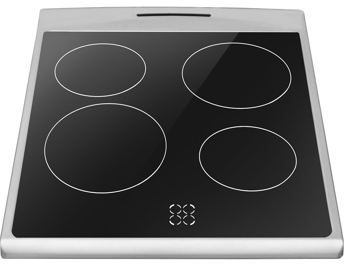 Amica Elektro-Standherd Standherd 50 cm Umluft Glaskeramik Kochfeld Teleskopauszug Softclose, mit 1-fach-Teleskopauszug, Steam Clean, 1fach Teleskopauszug/-züge, 1x75 %