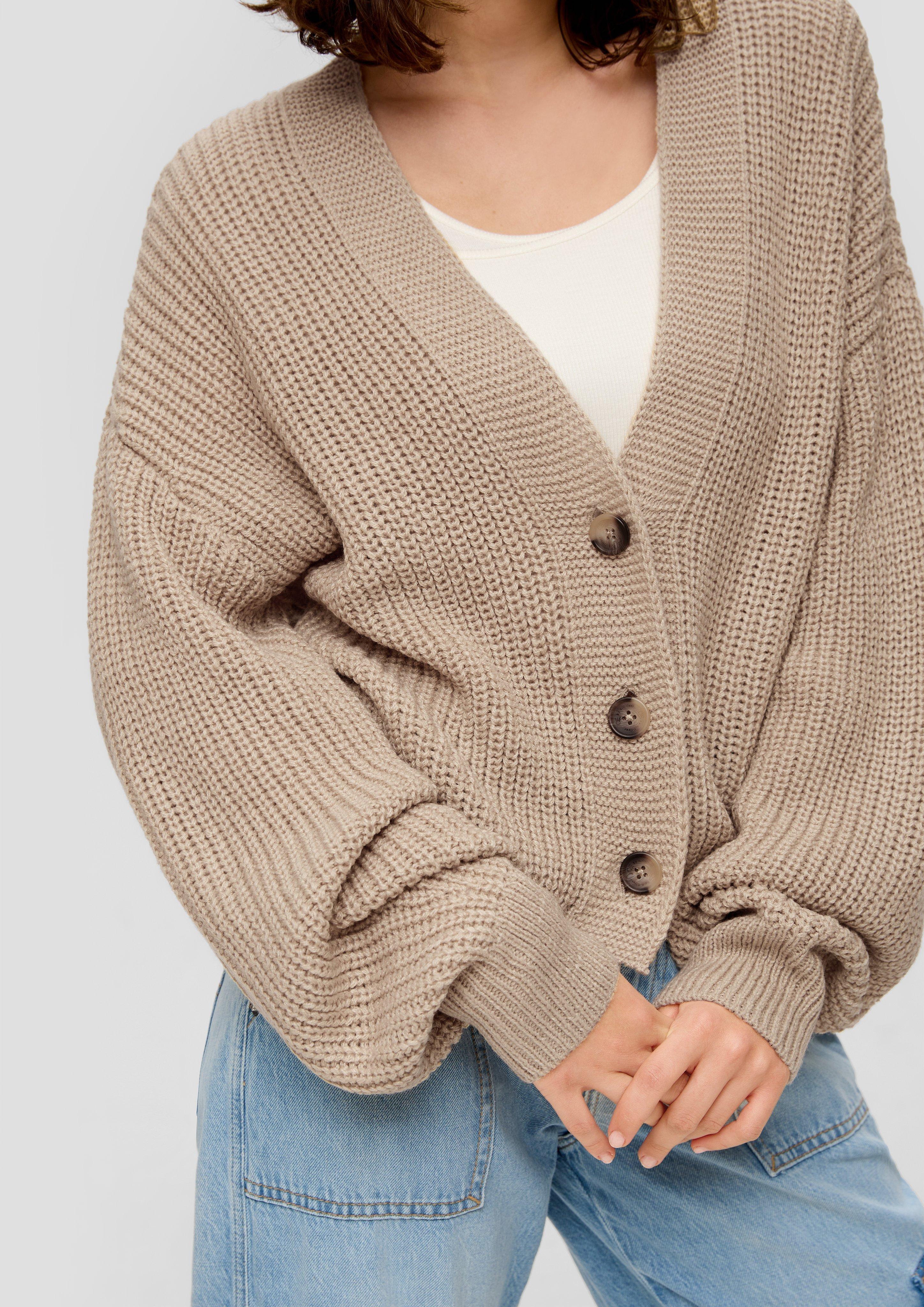 Strickjacke mit V-Ausschnitt  2140592-8170