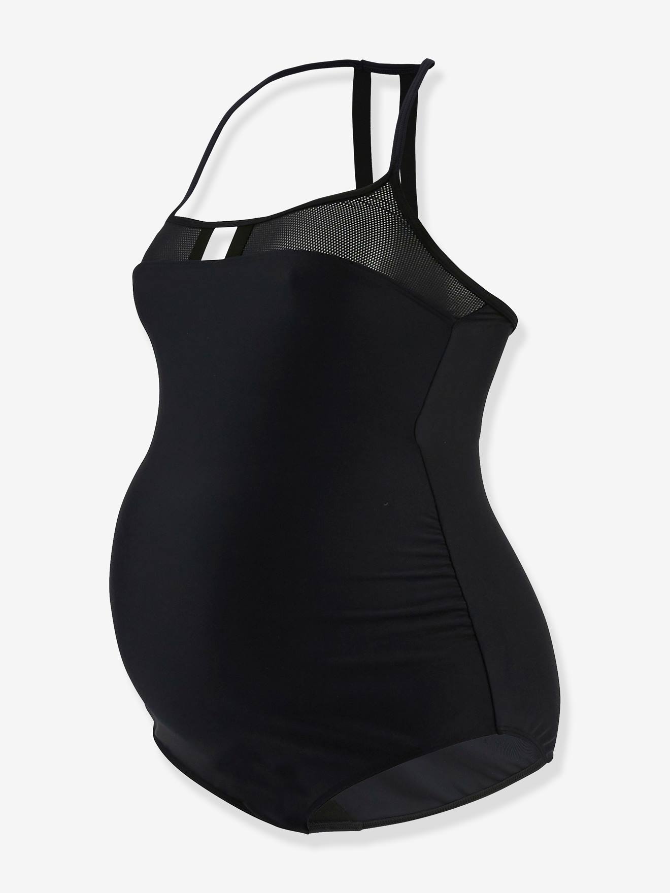 Maillot de bain de grossesse 1 pièce Roxana CACHE COEUR noir