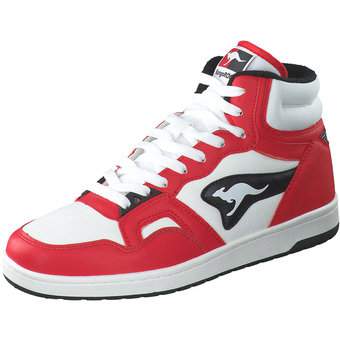 KangaROOS K-Slam Point Mid Sneaker in rot