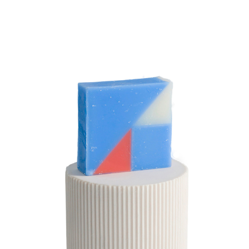 ciment 14 JUILLET Savon surgras corps motif 14 juillet - Fragrance Fleur coton Savon solide 100g