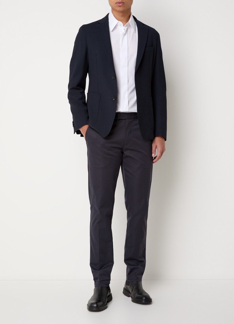 Sako z vlněné směsi HUGO BOSS C-Hanry-233 s našitými kapsami