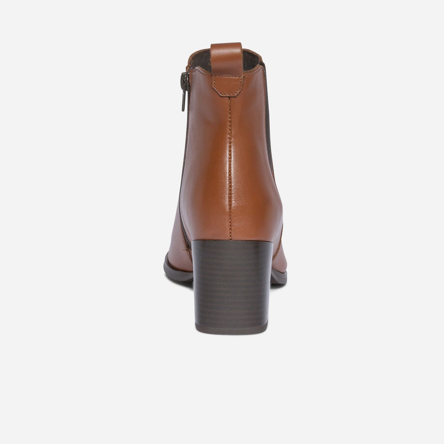 Boots TEXTO cognac éco-conçu en cuir