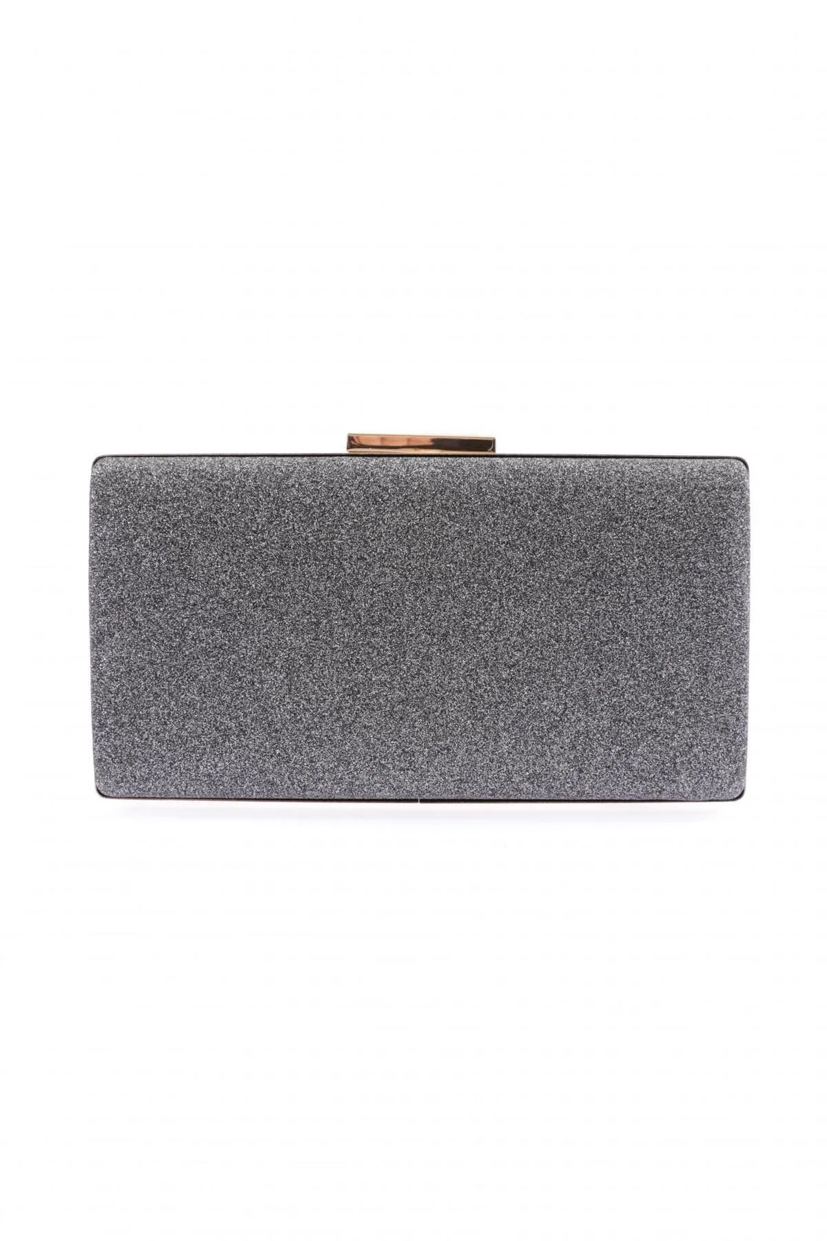 DGN  273-22y Damen Abendkleid - Portfolio Sand Glitter Platinum Tasche